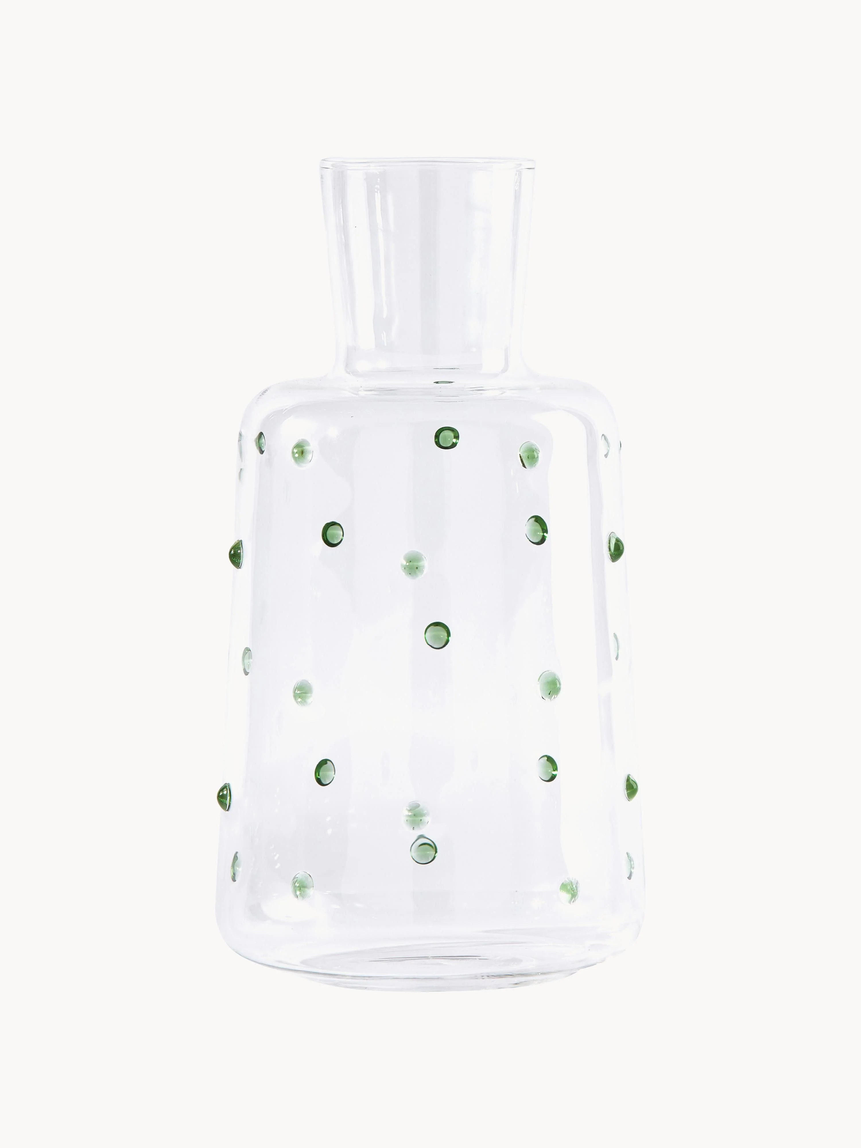 Mondgeblazen karaf Nob van borosilicaatglas, 2 L