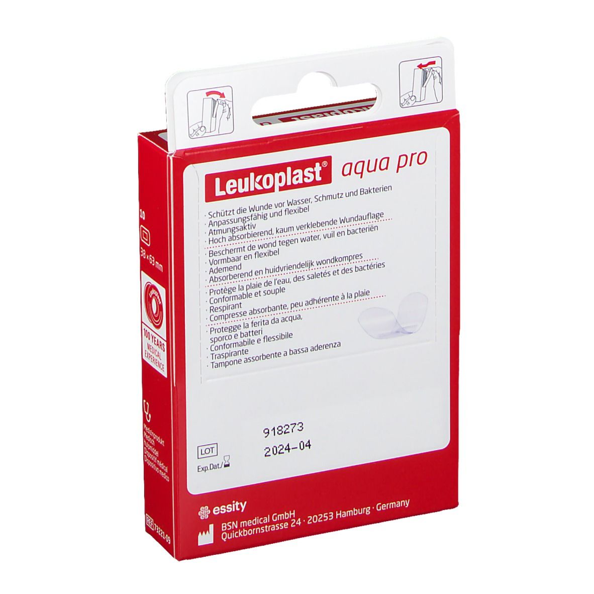 Leukoplast® Aqua Pro Strips 38 x 63 mm