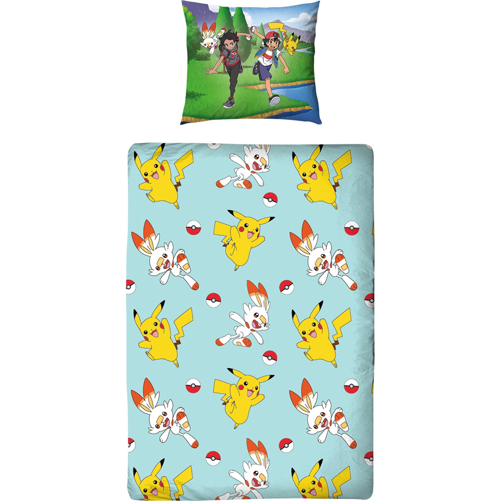 Bettwäsche Renforcé Pokémon grün