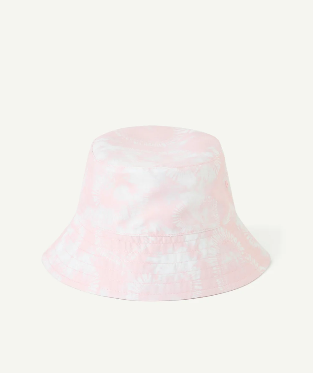 VANSBOB FILLE EN COTON ROSE DÉLAVÉ UNDER THE SUN BUCKET