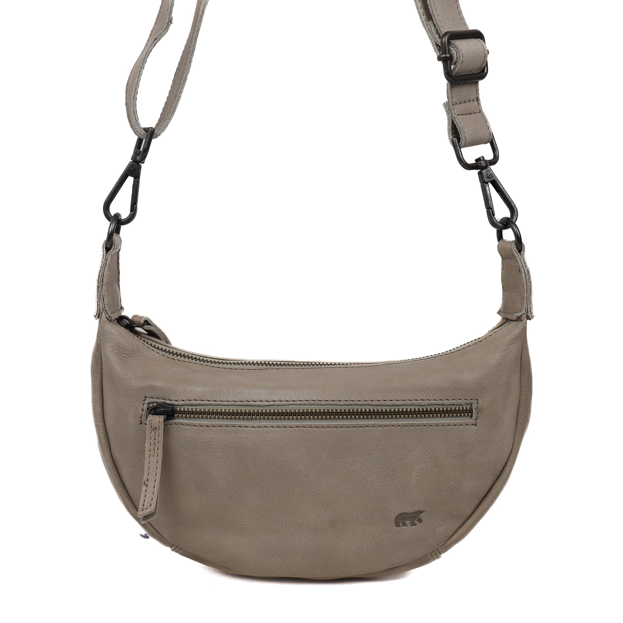 Crossbody tasje 'Clara' silver mink Silver mink