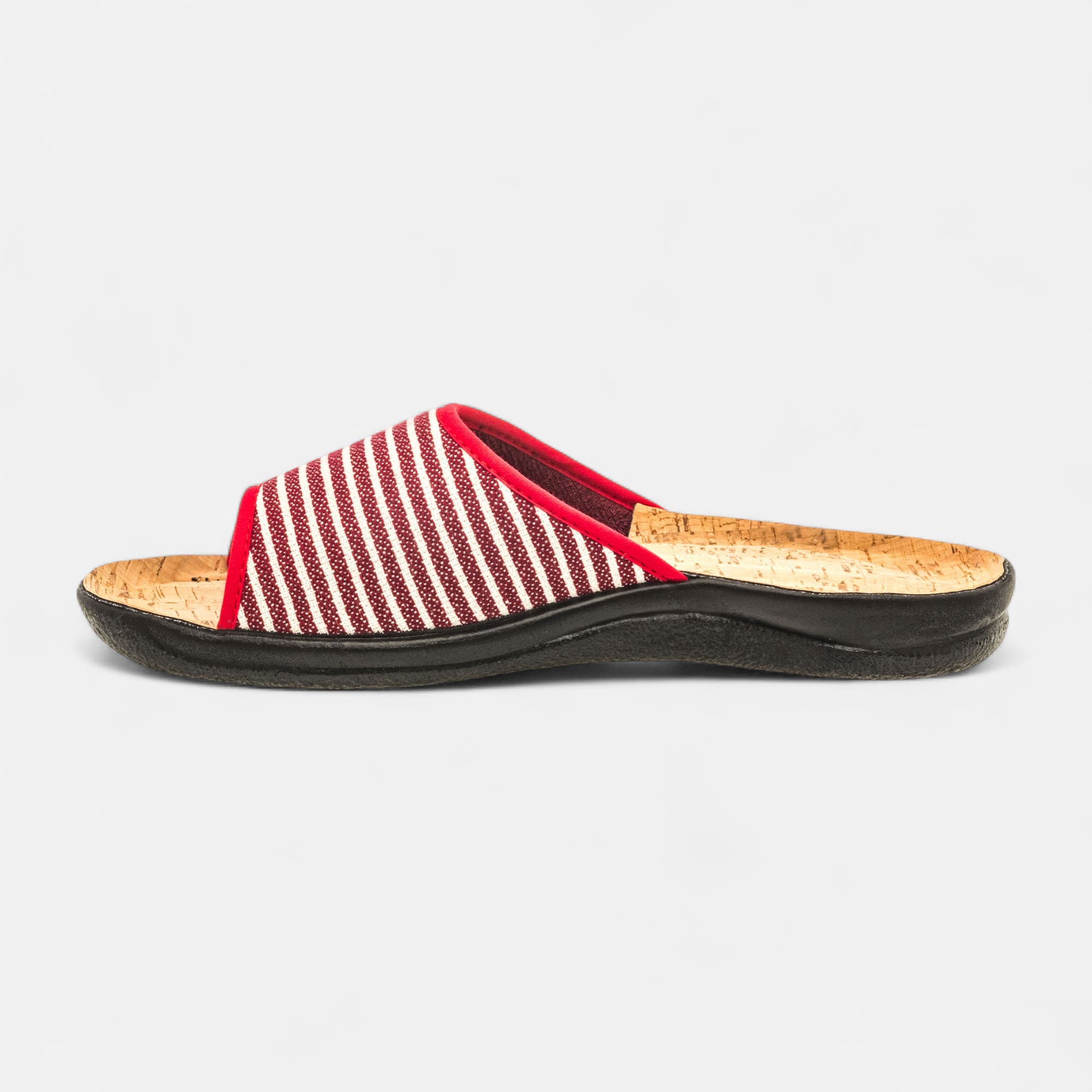 Pantoufles mules Femme rouge
