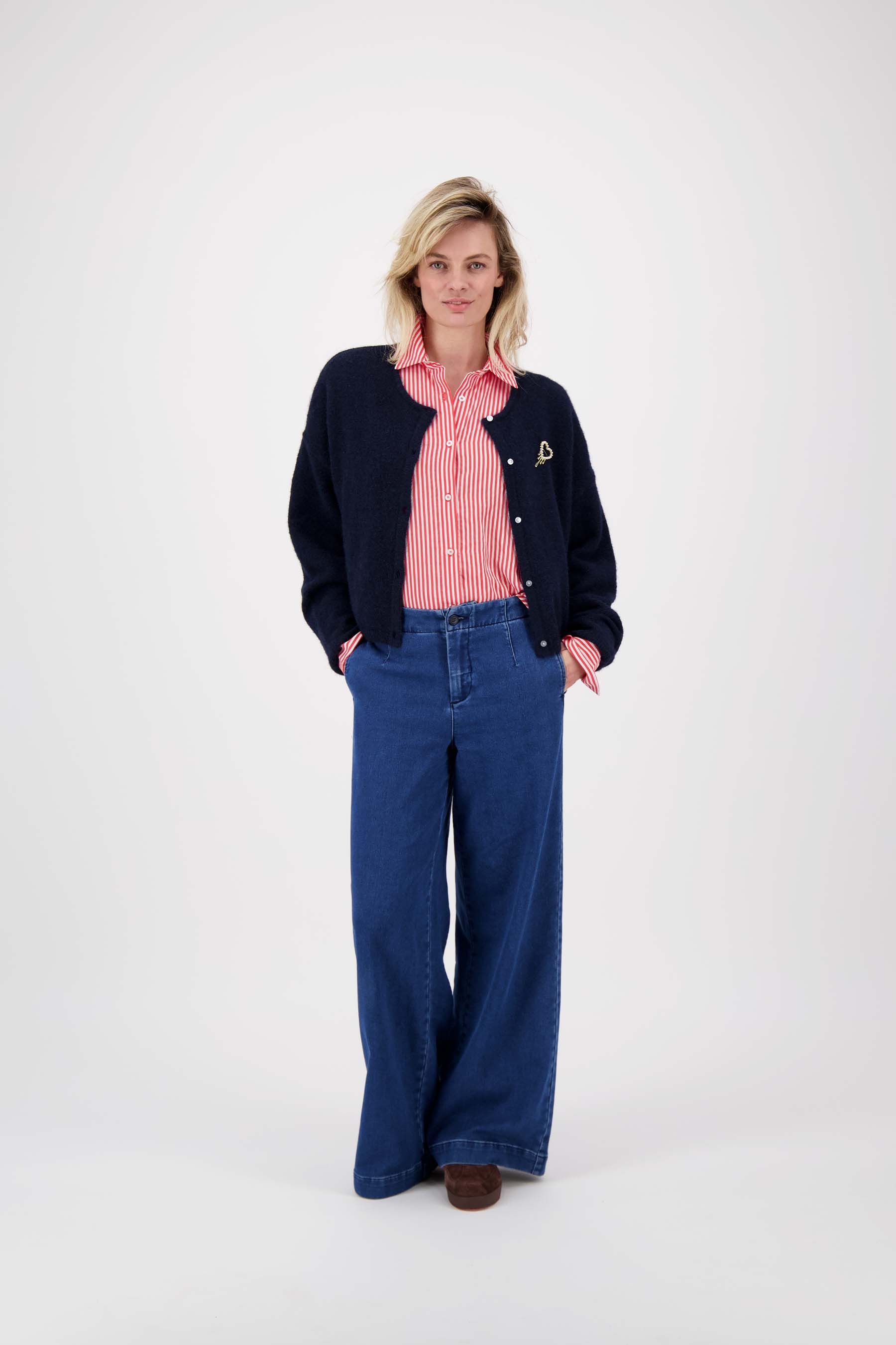 gestreepte blouse