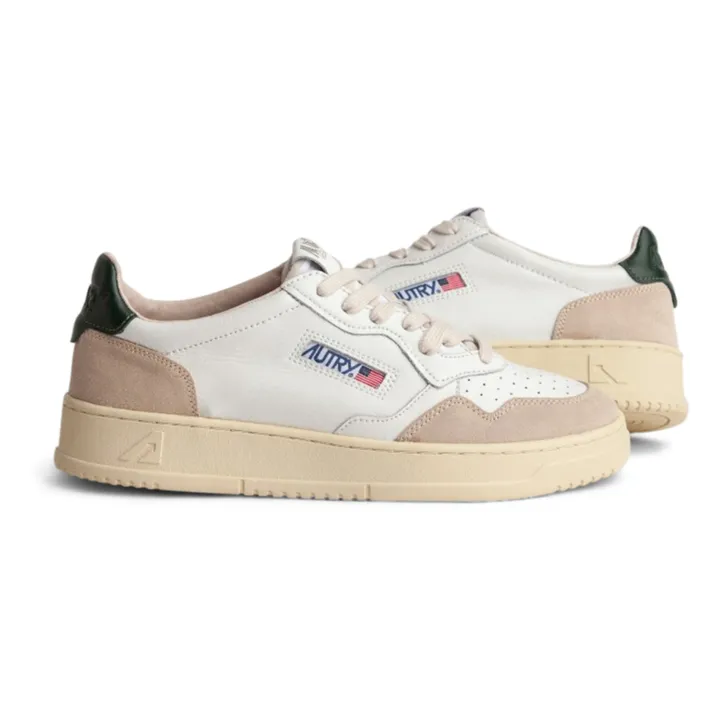 Autry Baskets Medalist Low Cuir/Suède | Vert foncé