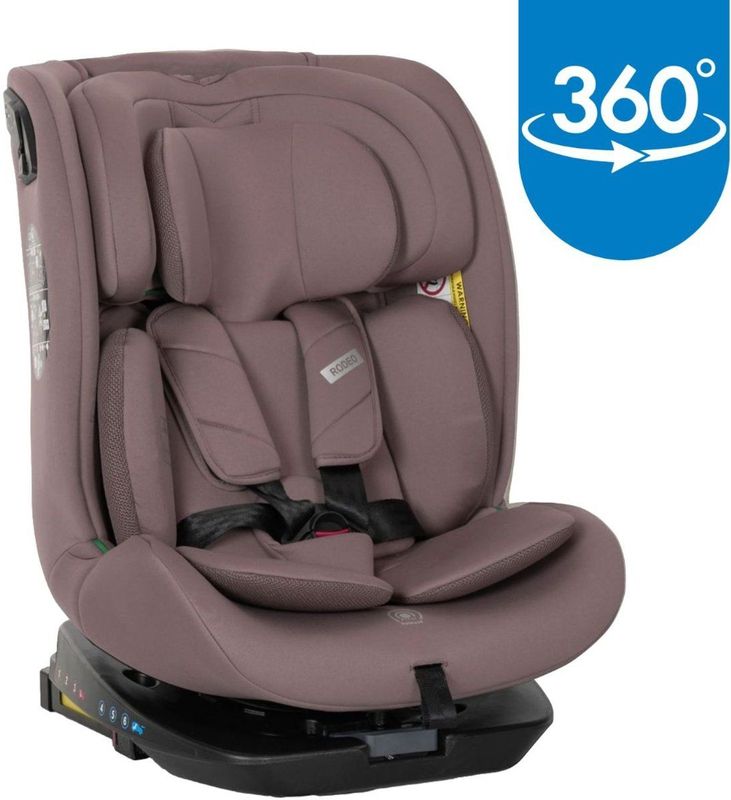 Lorelli - Rodeo - Autostoel - Dark Pink - 40-150 cm - 360° i-Size