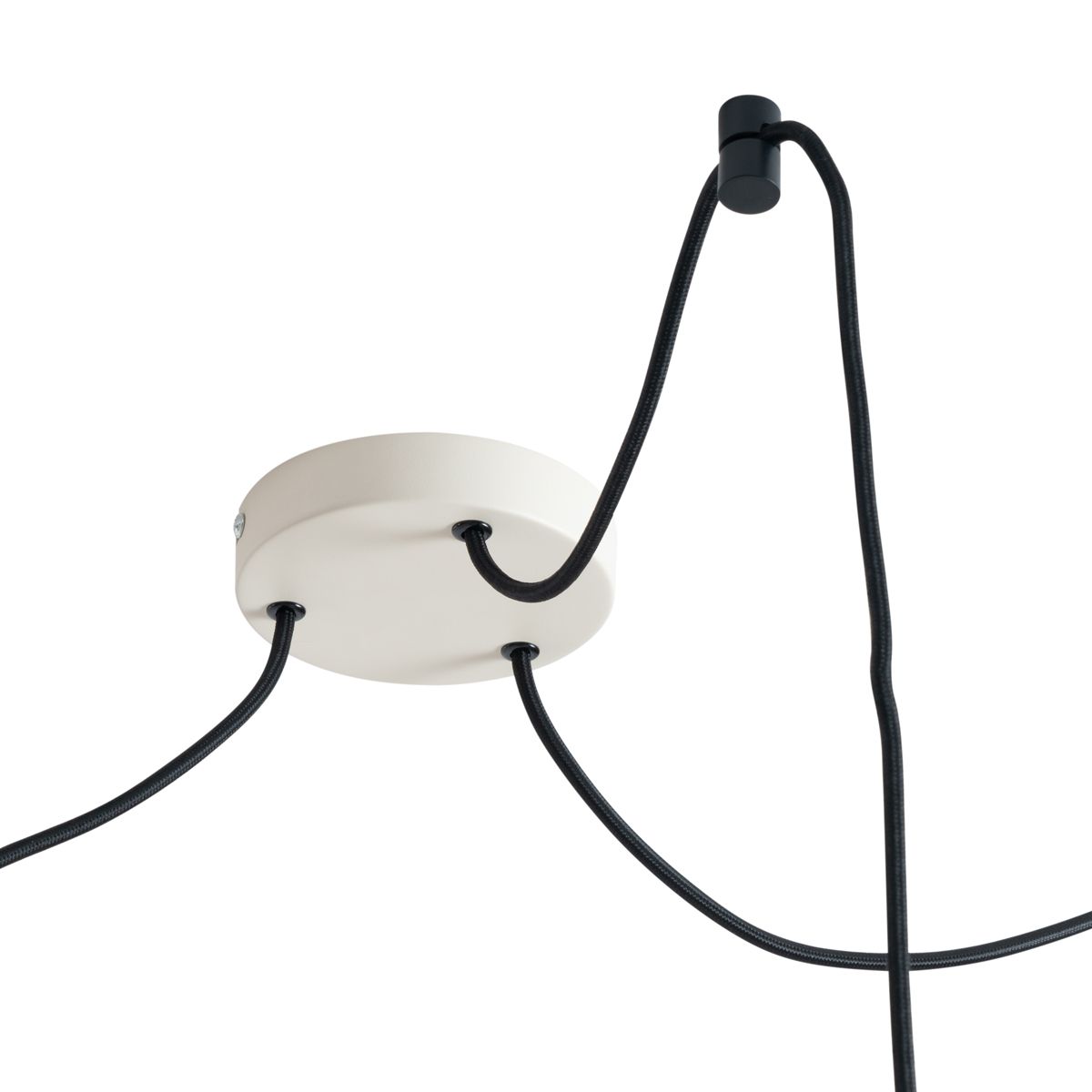 Japandi hanglamp beige 50cm 3-lichts - Plu
