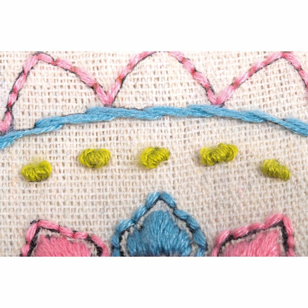 Kit de broderie - mandala - 13,5 cm