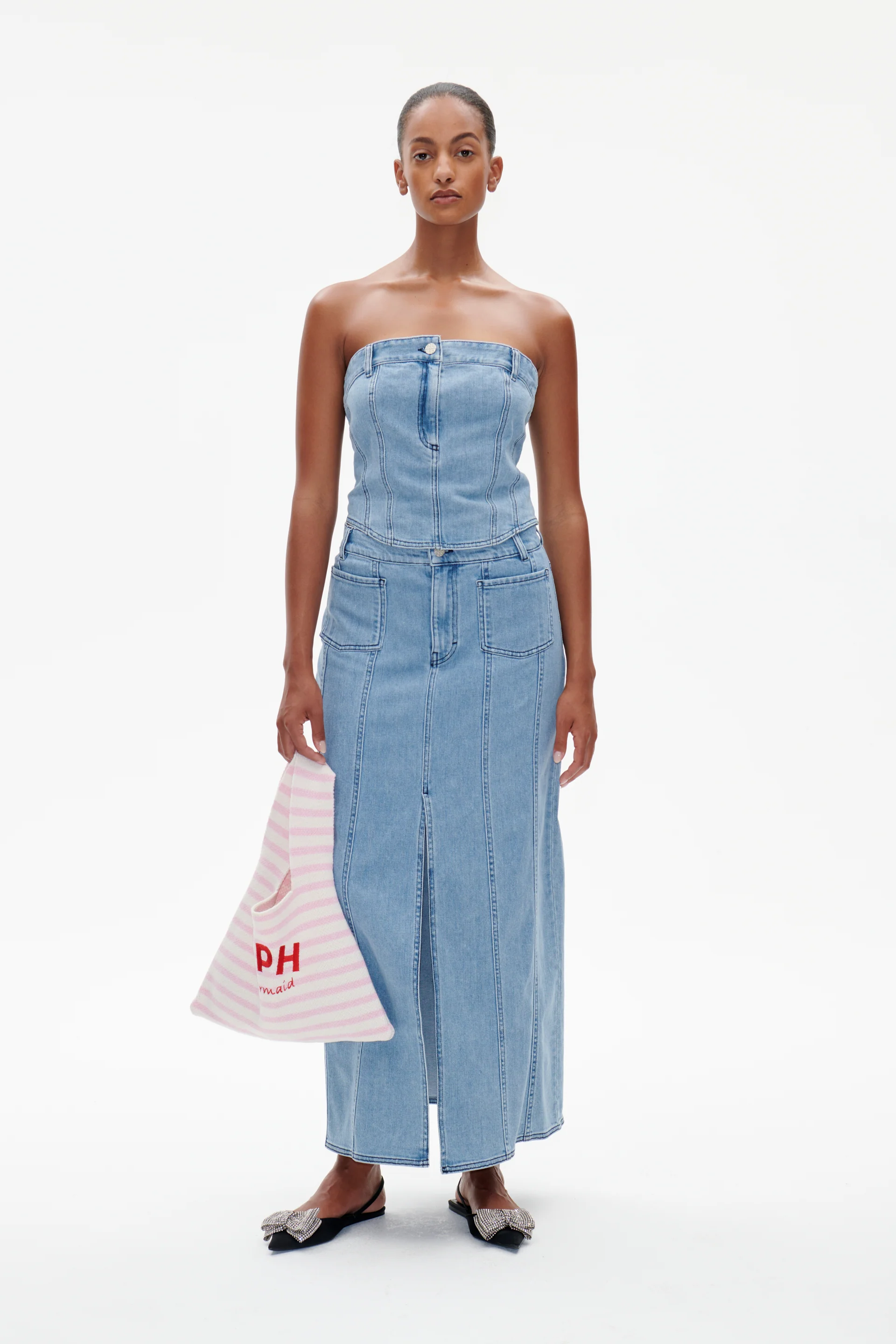 Baum und Pferdgarten  Sabire denimnederdel - Light Cool Denim