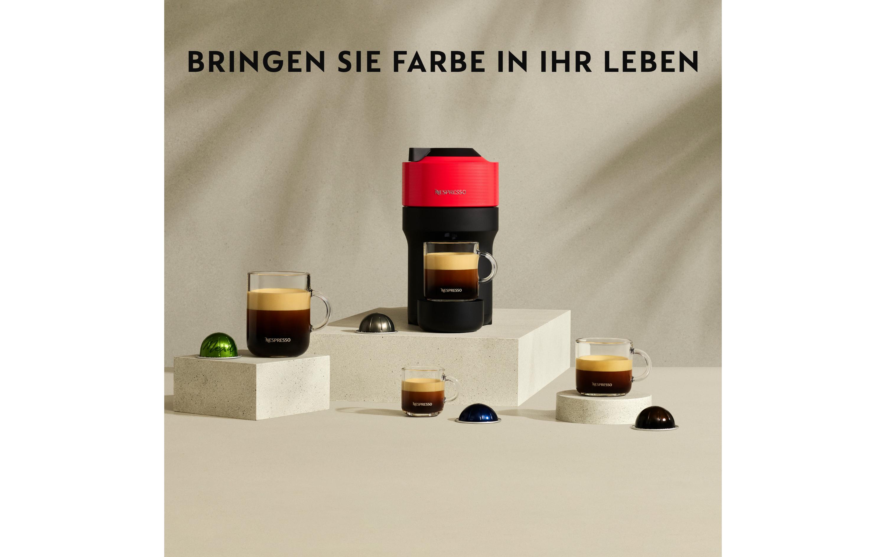 Kaffeemaschine Nespresso Vertuo Pop XN9205 Spicy RedKaffeemaschine