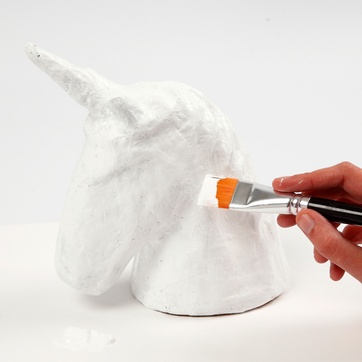 Eenhoorn Hoofd Papier-maché
