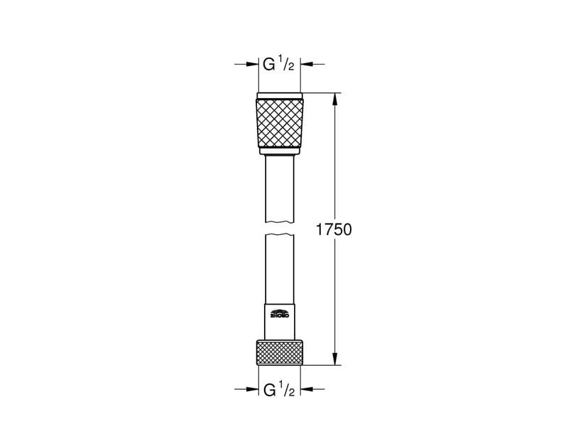 GROHE Brauseschlauch VitalioFlex Trend 1/2