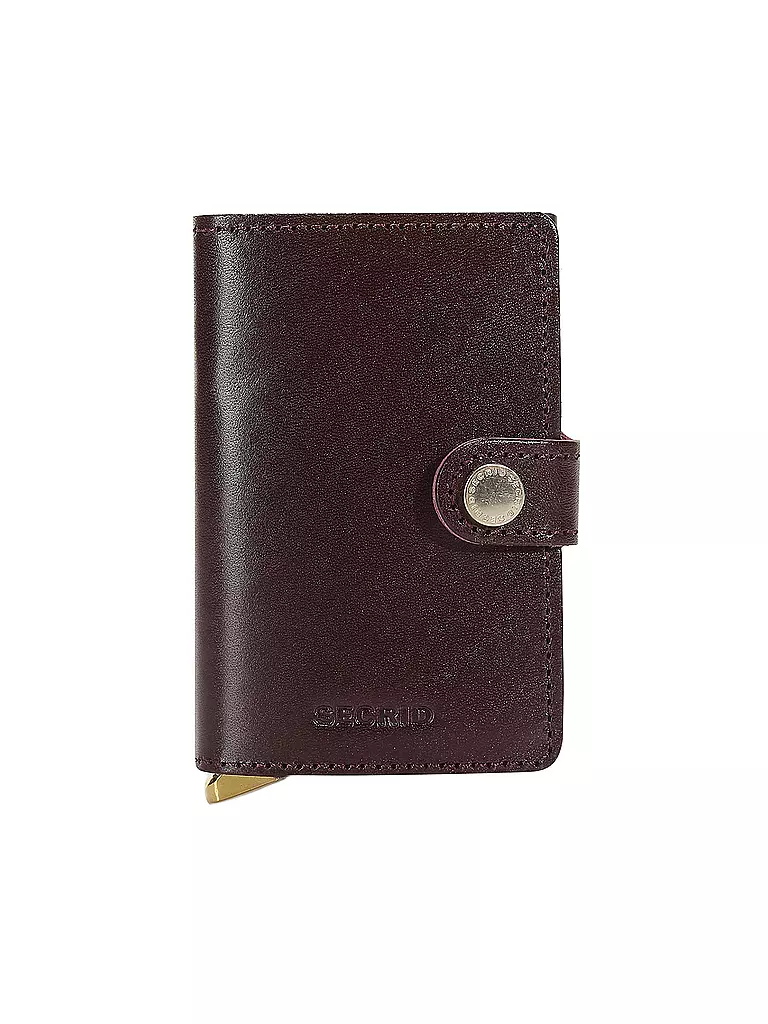 SECRID Geldbörse PREMIUM MINIWALLET DUSK Bordeaux dunkelrot