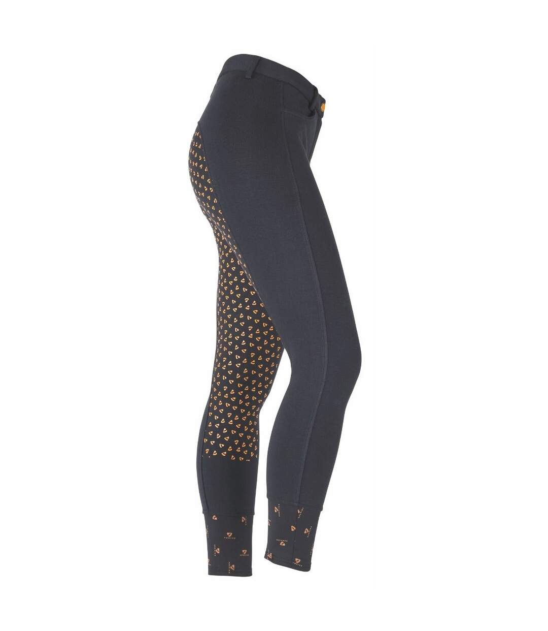 Aubrion - Pantalon d'équitation NORTHWICK - Femme (Bleu marine / orange) - UTER419
