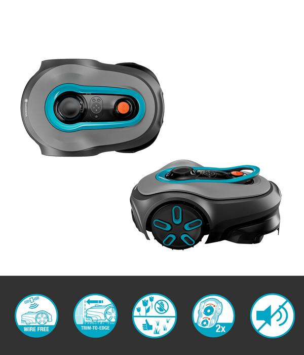 GARDENA kabelloser Mähroboter smart SILENO