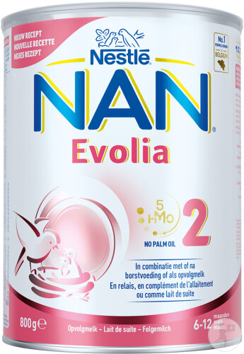 Nestlé Nan Evolia 2 Lait De Suite Bébés 6+ Mois 800g