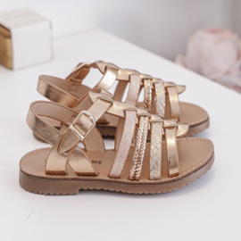 Sunny side sandals - champagne