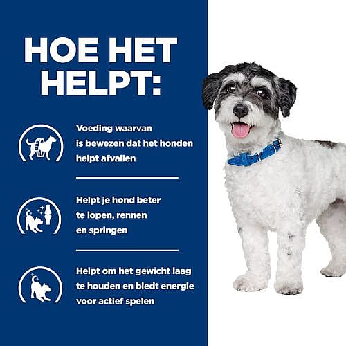 Hill's Prescription Diet Metabolic + Mobility Mini Weight Management hondenvoer met Kip | 6 kg | 12265.1