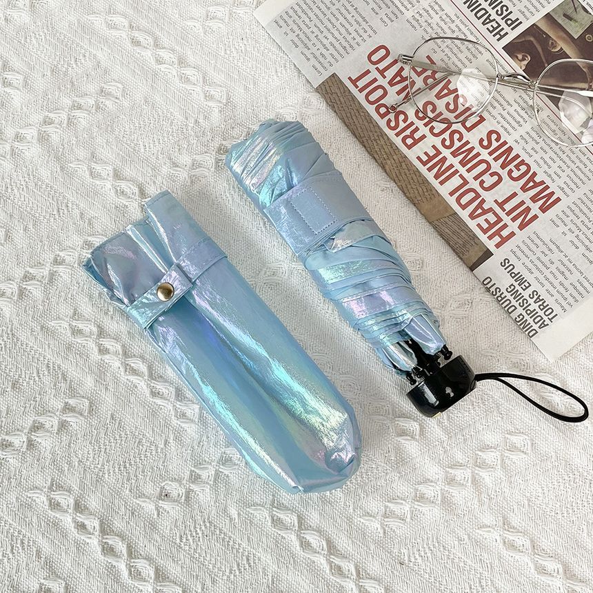 Fenmo - Compacte paraplu met effen glitter