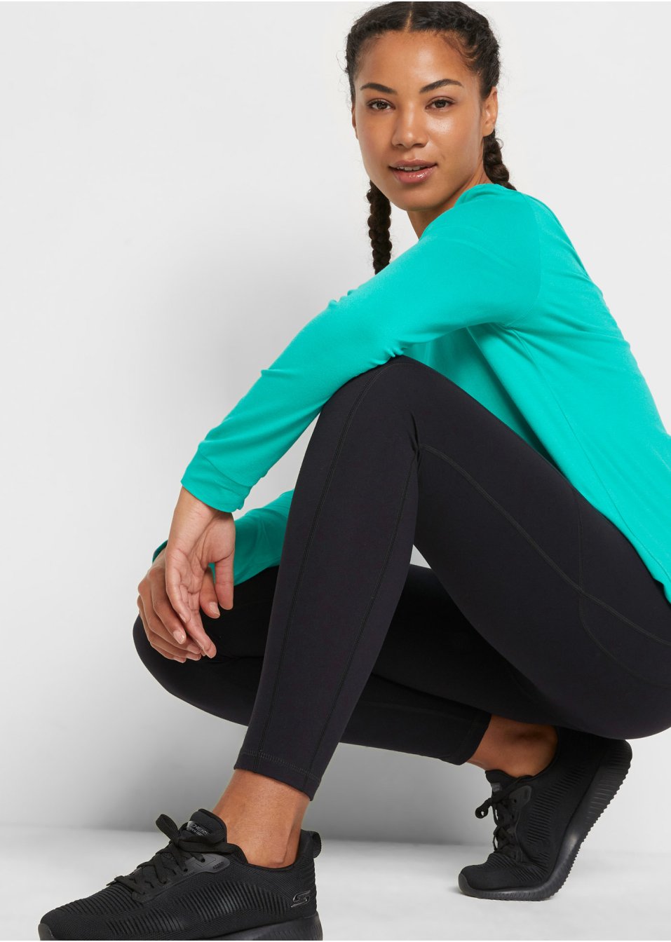 Legging de sport avec poches latérales, longueur cheville