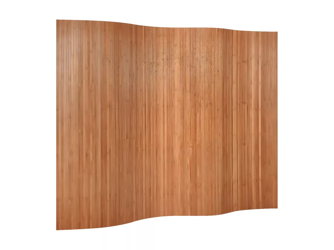 Cloison de séparation marron 165x250 bambou