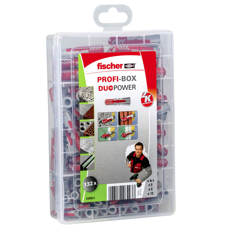 Fischer PROFI-Box Duopower pluggen 132-delig