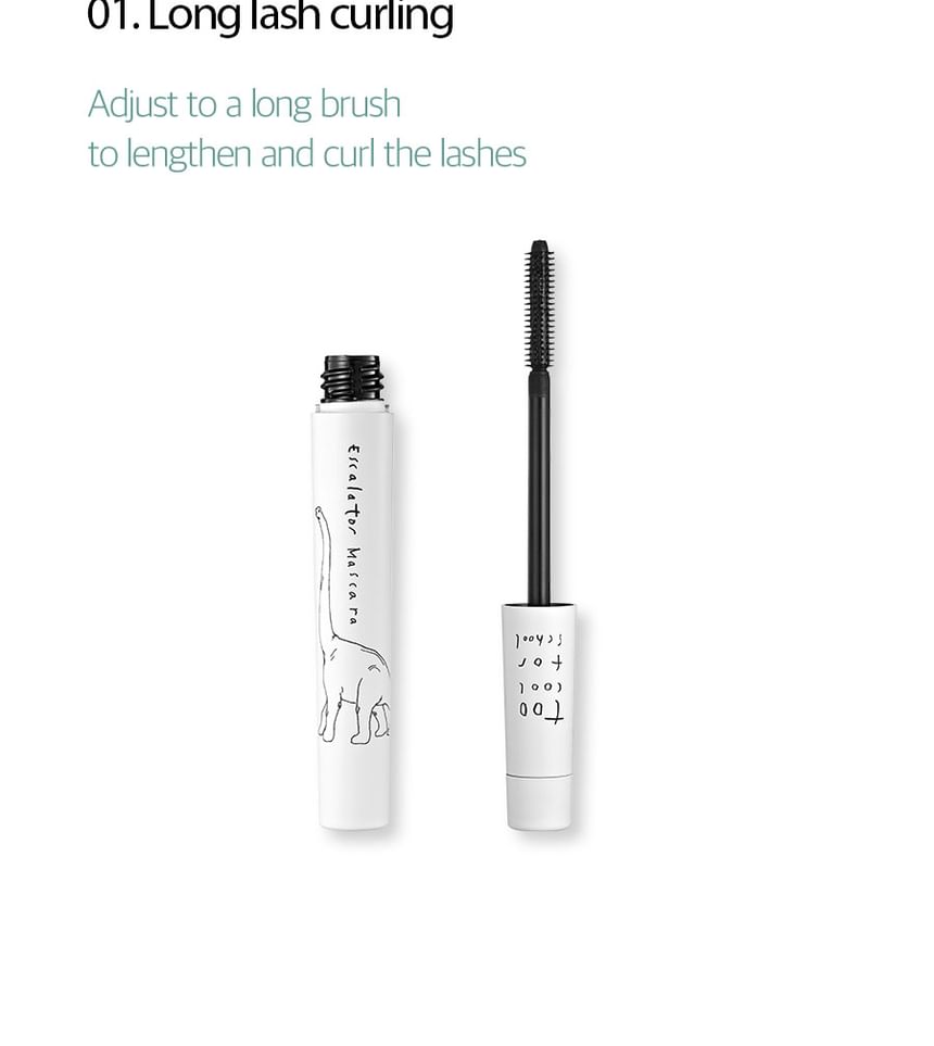 te cool voor school - Dinoplatz Escalator Mascara