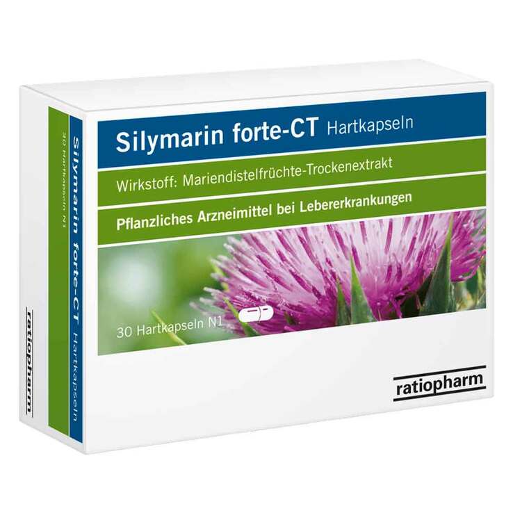 Silymarin forte-CT Hartkapse, 30 St