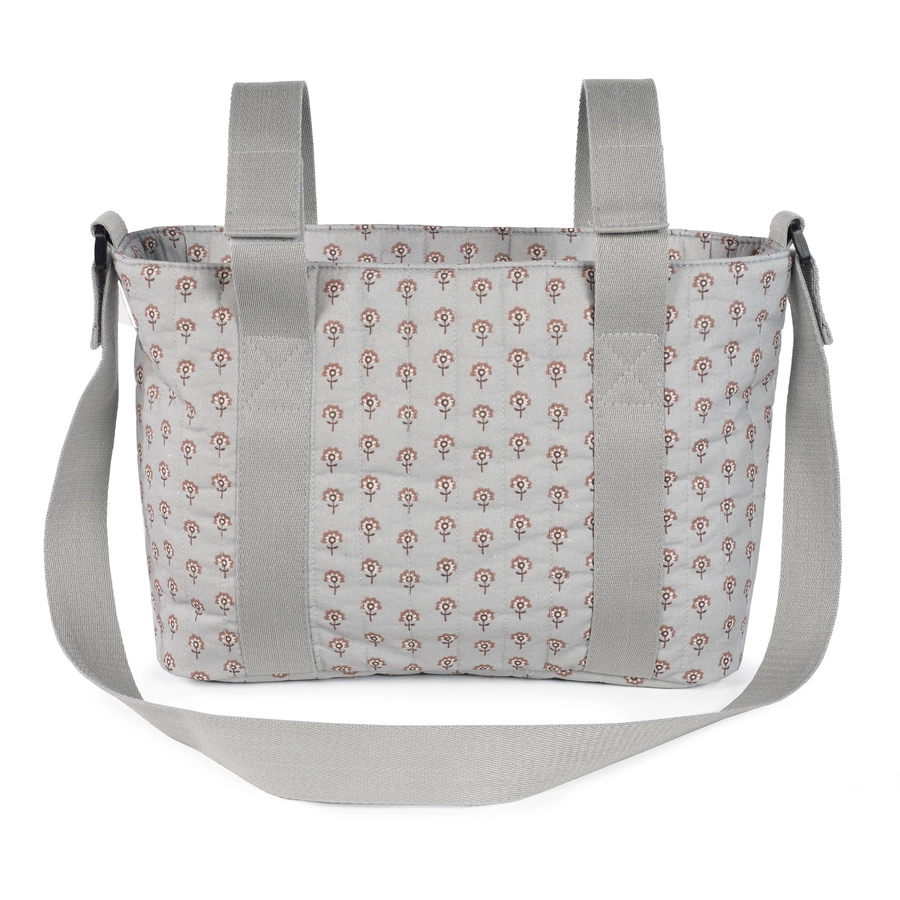 Walking Mum Crossbody Tasche Indian Lotus grau