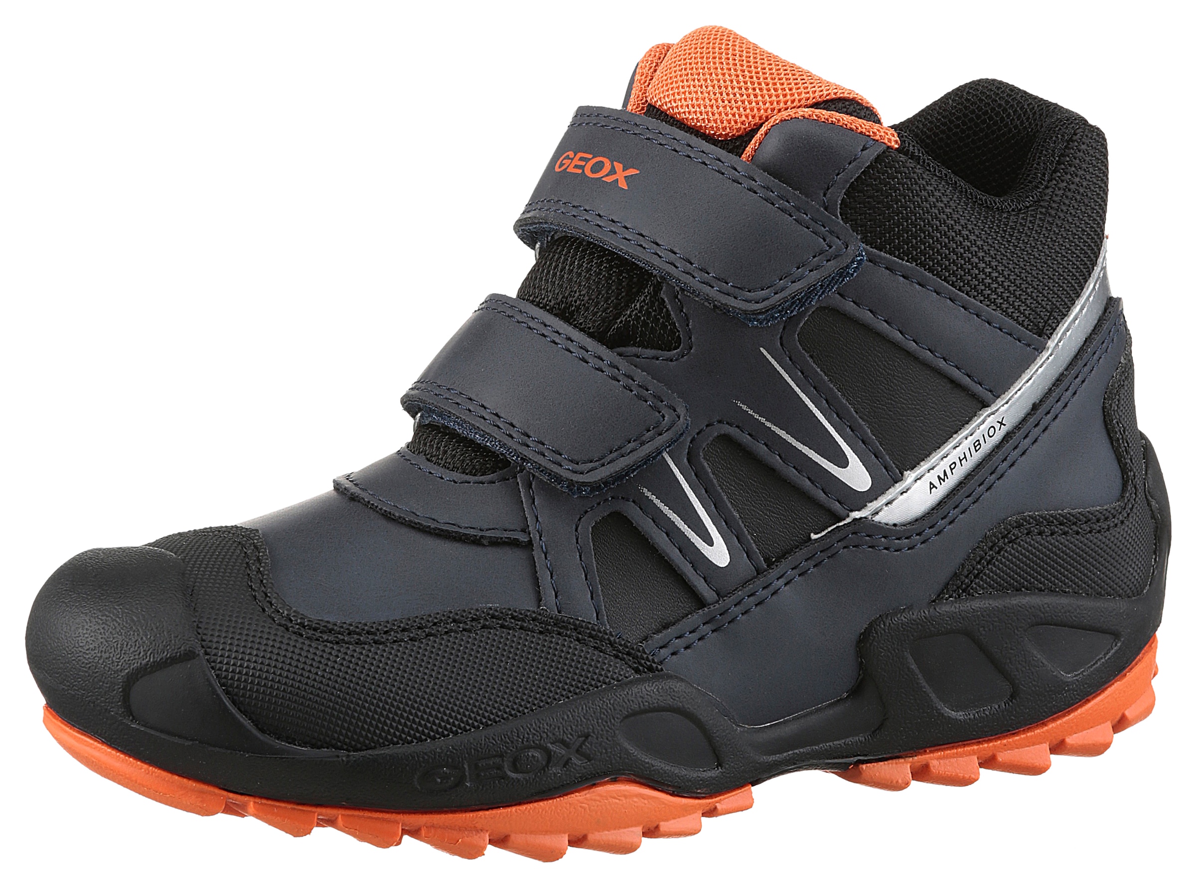 Geox Winterstiefel »J NEW SAVAGE BOY B ABX«  Klettstiefel,  Babystiefel Snowboots mit Reflektoren