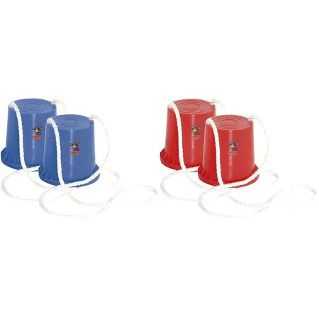 Hudora 2 Paar Topfstelzen Joey (Rot + Blau)