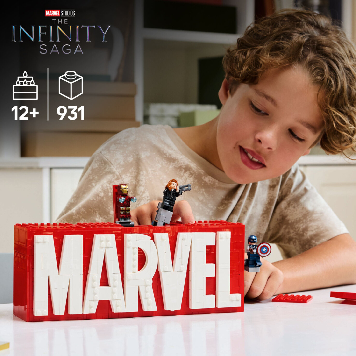 LEGO® Marvel 76313: MARVEL Logo & Minifiguren ab 12 Jahren