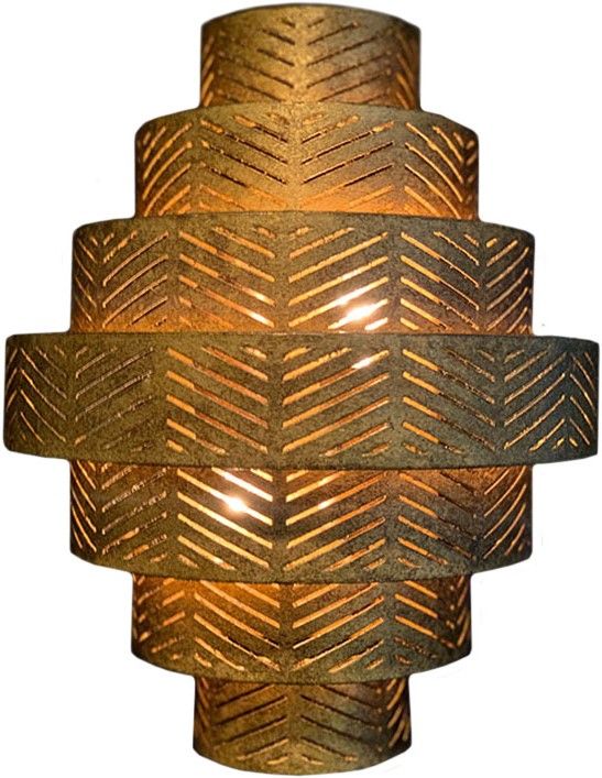 Wandlamp LB031-2WLbr Vegas  | Leclercq & BouwmanB24 x D18 cm