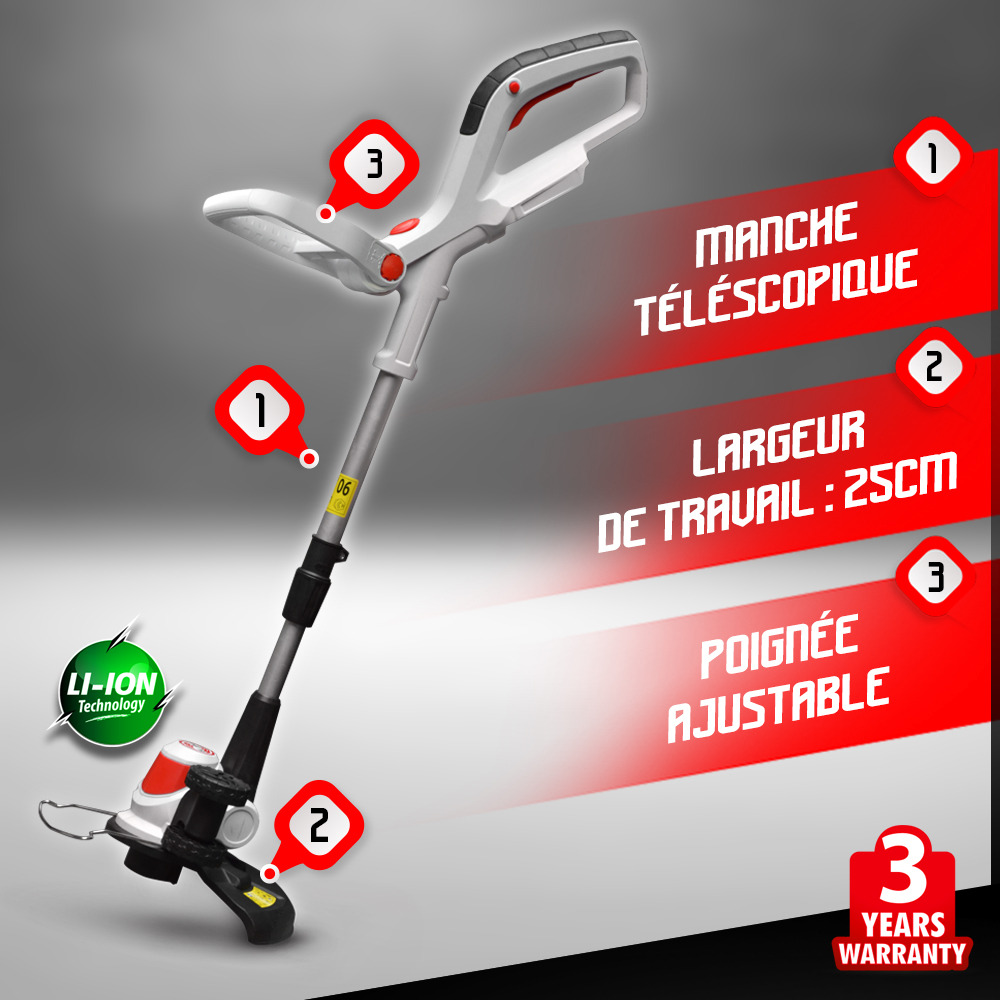 Kit 3 machines rechargeables 20v max + 2 batteries