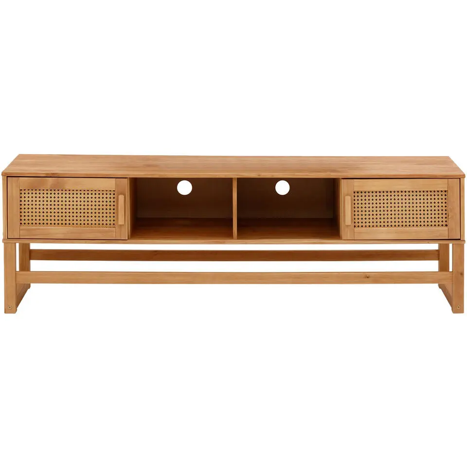 Jolene - Laag dressoir met 2 grenen deuren