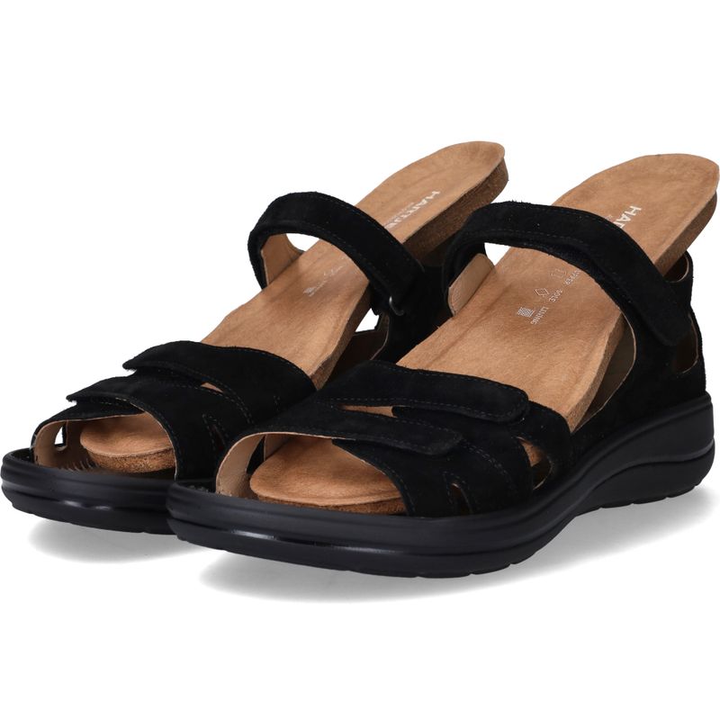 Hartjes Sandalen Zwart Dames