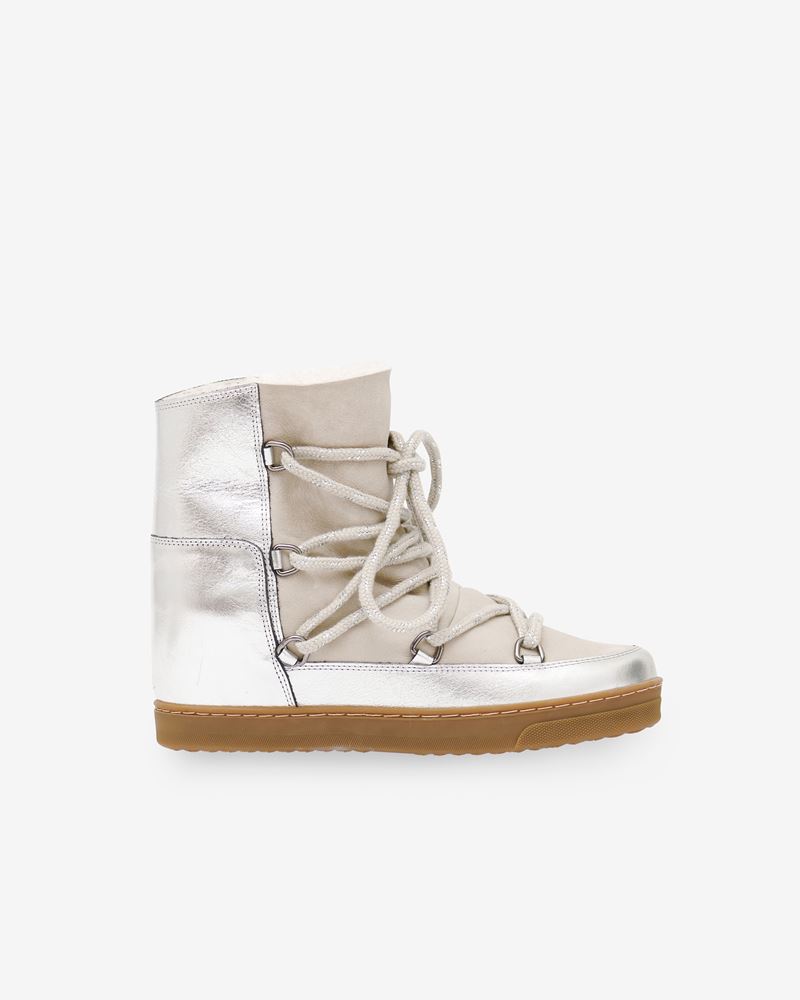 BOTTINES LACÉES EN FOURRURE D'AGNEAU NOWLES