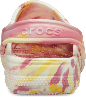 Crocs Classic Glow Marbled Sandaler, Daylily/Multi