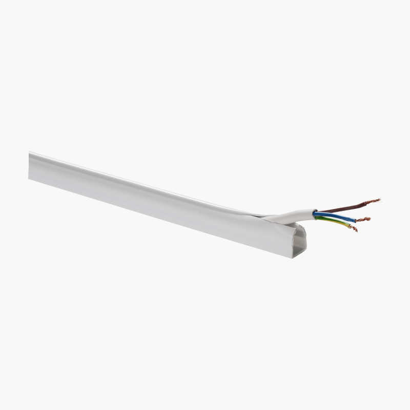Slisset kabelkanal, 5,5 x 5 mm, 4 stk.