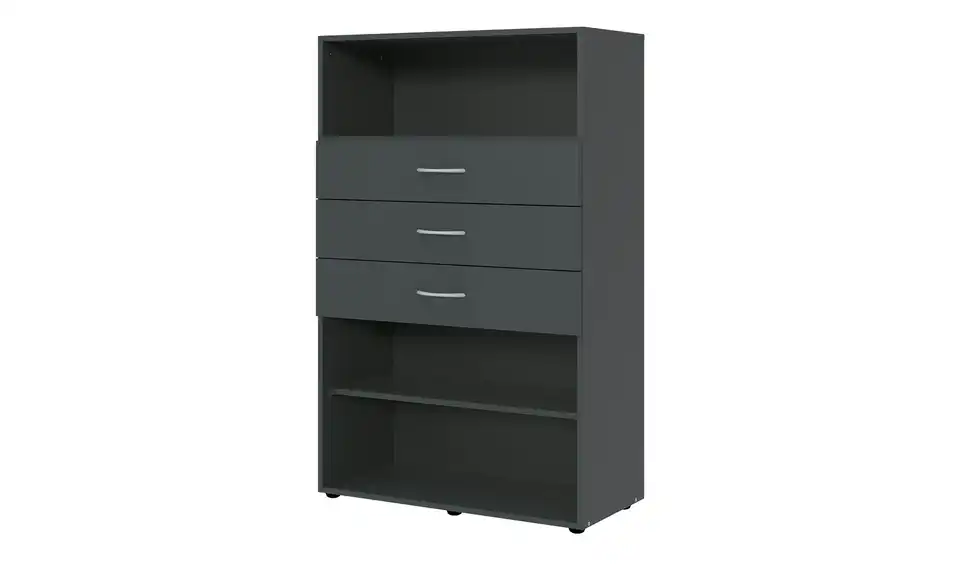 Regal Multischrank-System 80 cm 126 cm Graphit
