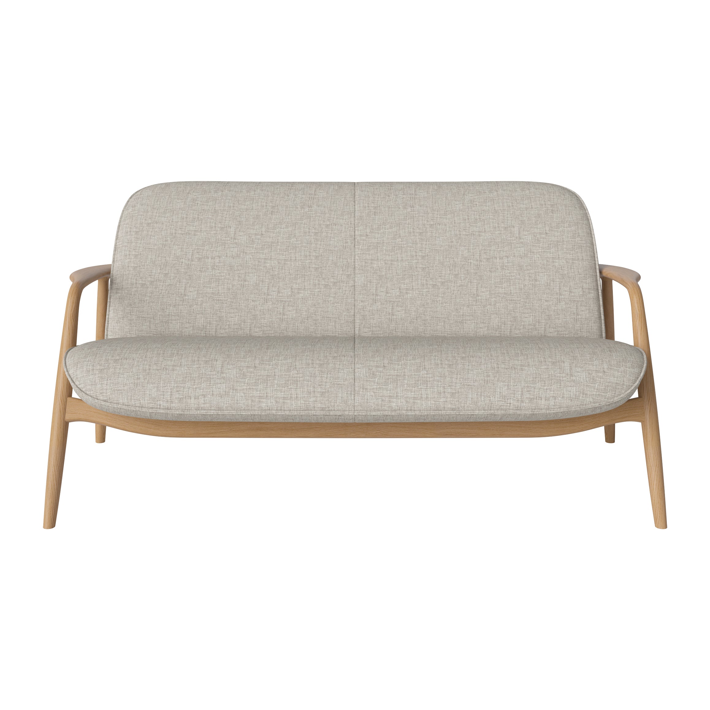 Bolia Bowie 2-zitsbank - Eiken - Sand