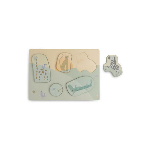 Puzzle en bois Jungle jambo - Multicolor - JOLLEIN