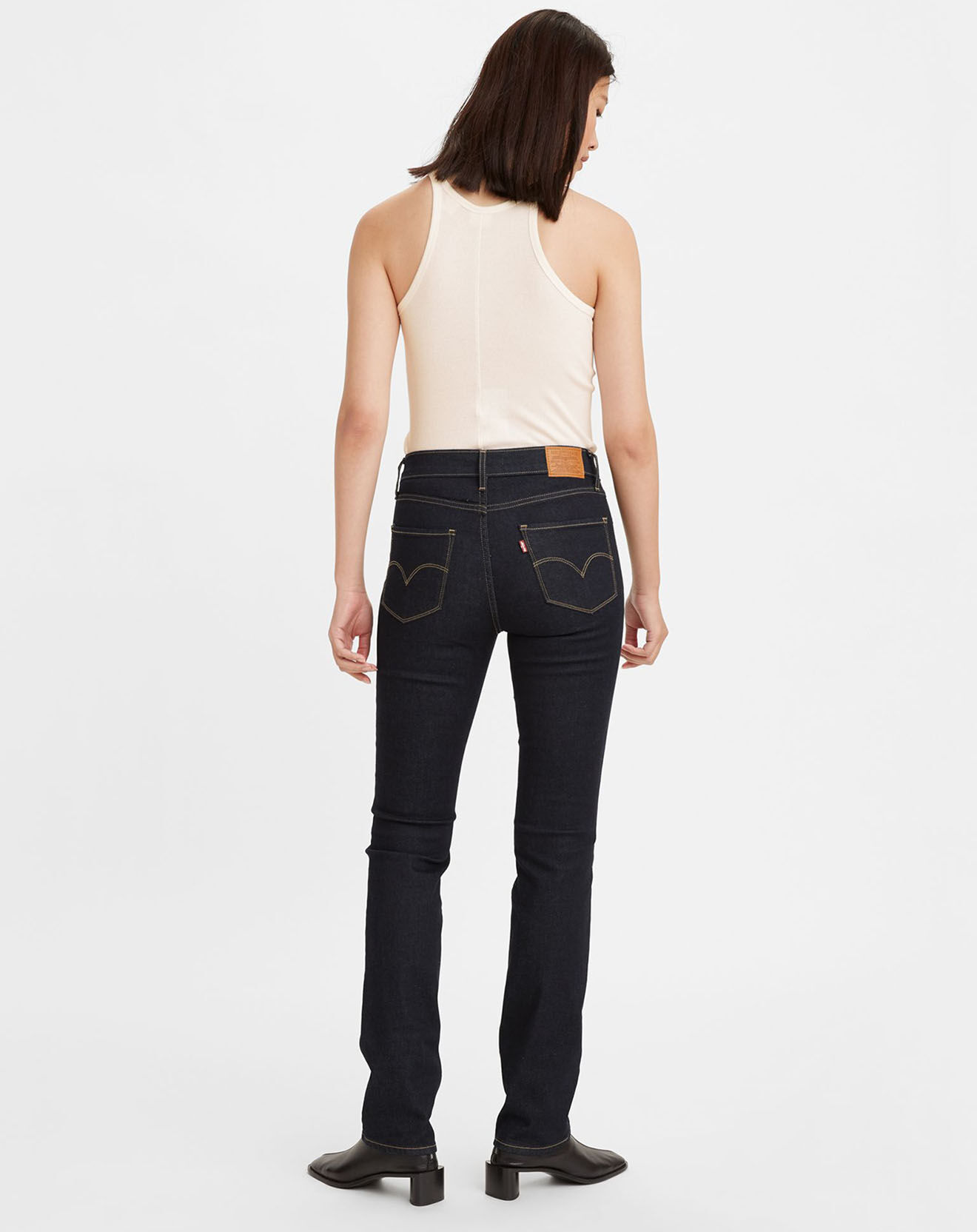 Levi's® Jean 724 taille haute Sculpt with Hypersoft bleu brut
