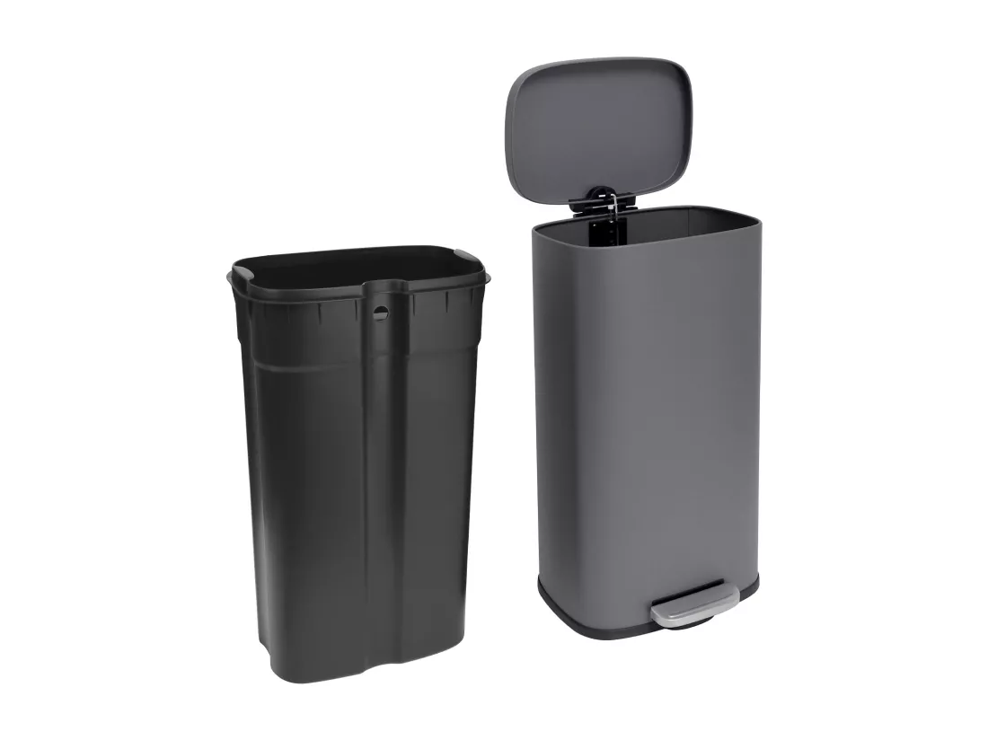30L Poubelle à pédale Couvercle Softclose