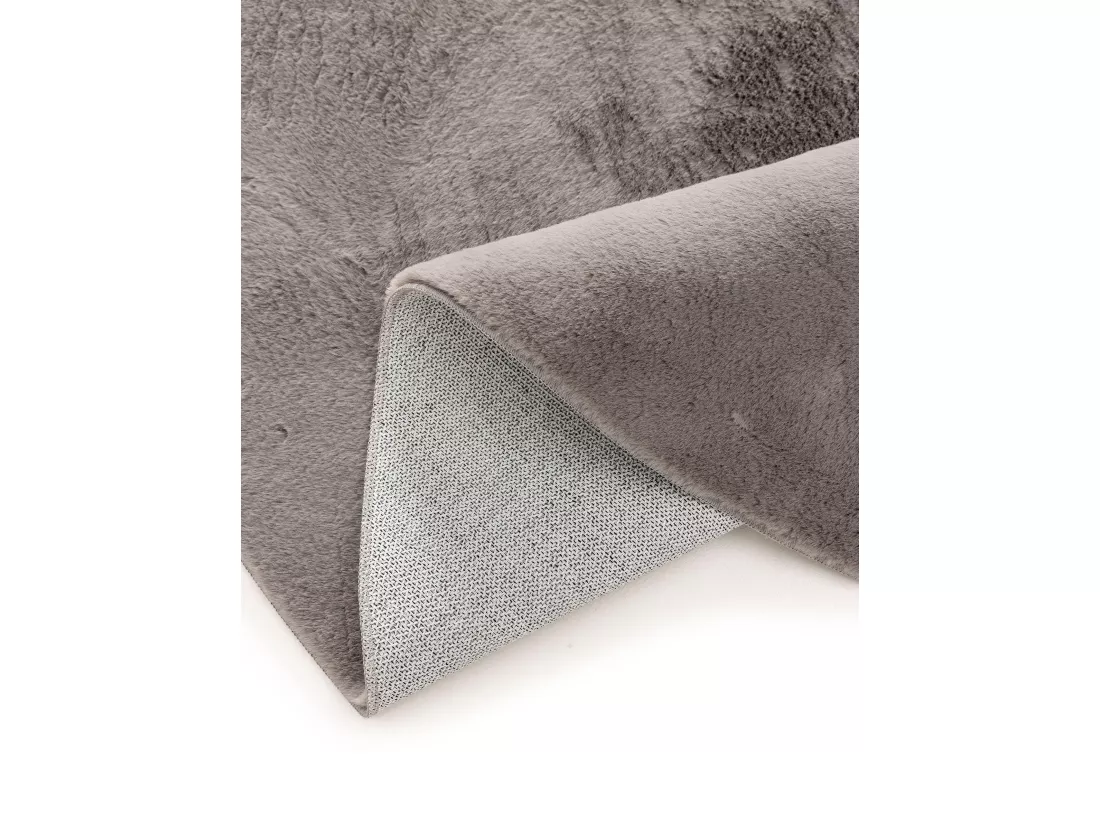 Tapis en fausse fourrure Furry Gris ø 200 cm rond