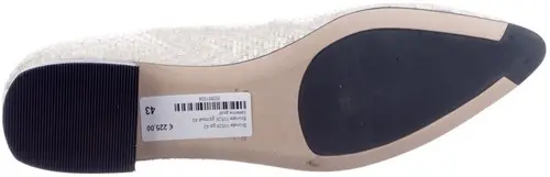 Brunate 10526 gd maat 43.5 ballerina goud Calandschoen
