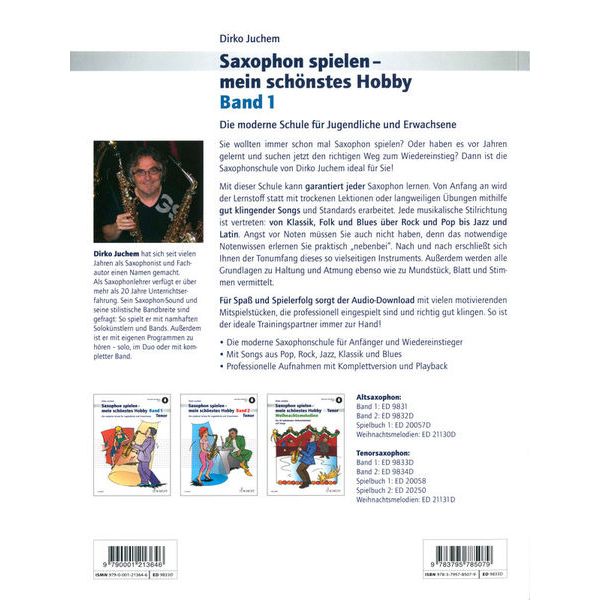Schott Saxophon Spielen Hobby T-Sax 1