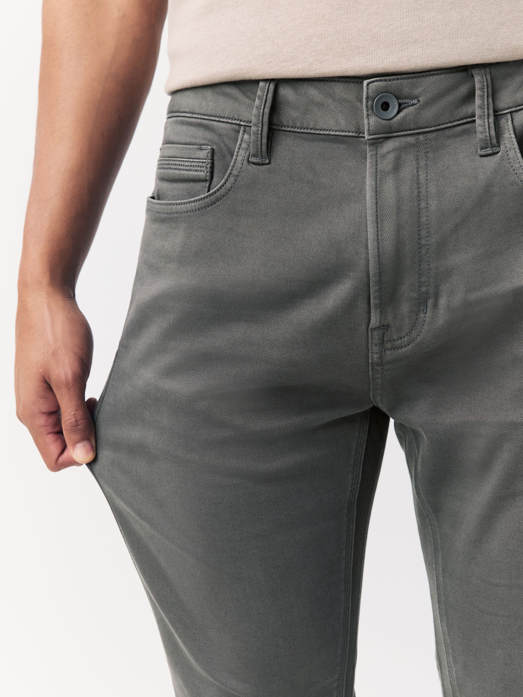Antracietgrijs - Strakke Pasvorm - Comfortabele stretchjeans