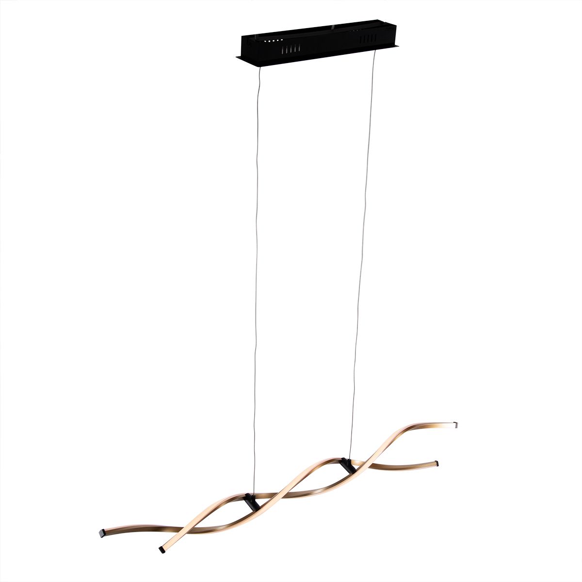 Design hanglamp goud incl. LED dimbaar - Zina