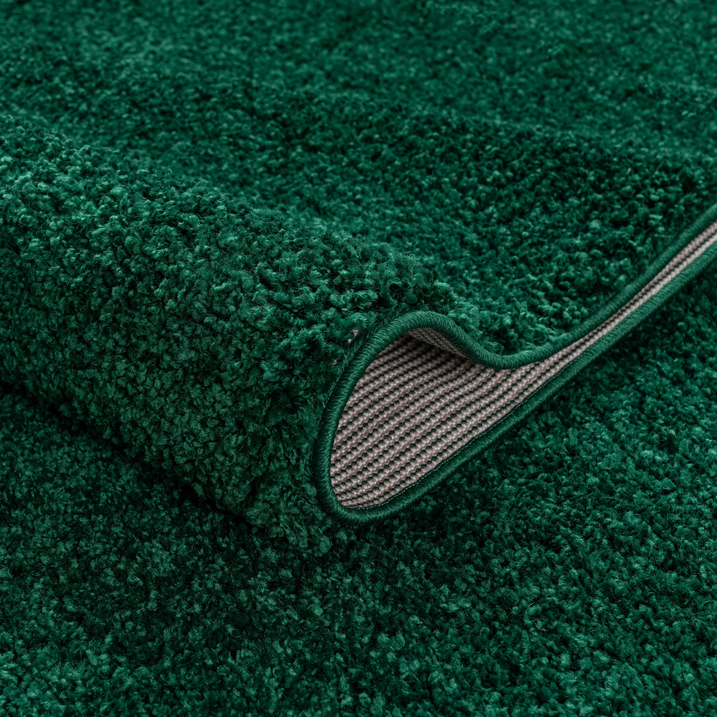 my home Hochflor-Teppich »Shaggy 30« rechteckig 30 mm Höhe Teppich, Uni Farben, besonders weich und kuschelig, Kundenliebling