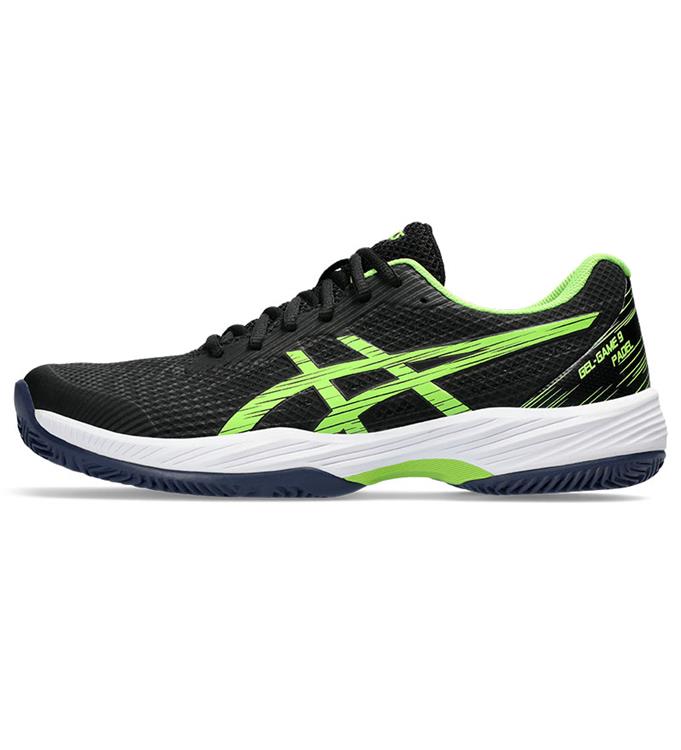 ASICS GEL-GAME 9 PADEL 1041A336 BLACK-ELECTRIC-LIME